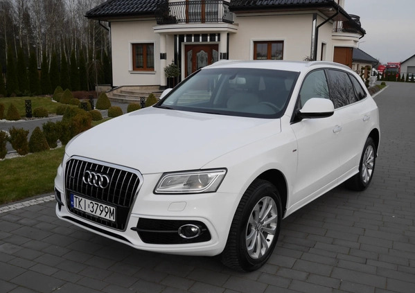 Audi Q5 cena 99000 przebieg: 144000, rok produkcji 2016 z Przedbórz małe 352